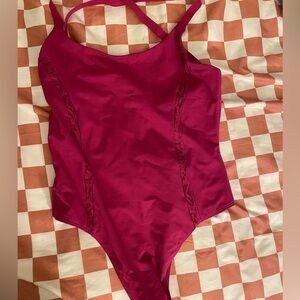 Victoria’s Secret Fuschia Pink Thong Bodysuit